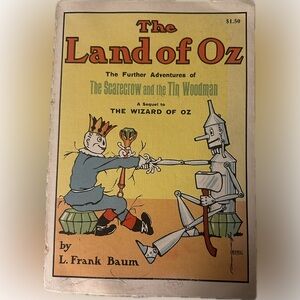 The Land of Oz, 1904 Sequel Wizard of Oz by L Frank Baum paperback Wicked